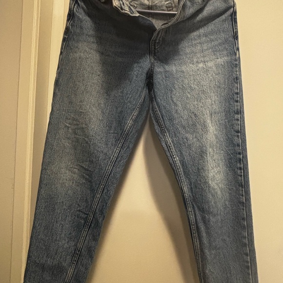 Topshop Denim - Topshop Light Blue Straight Jeans